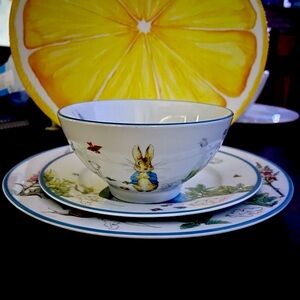 Easter Dinner Set of 16 Peter Rabbit NEW